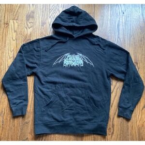 Phoebe Bridgers Sweatshirt Size Medium Heavy Metal Logo Hoodie Black Tour Merch